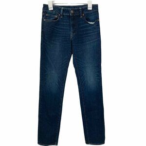 American Eagle Jeans Slim Straight Next Level Stretch Dark Wash Mens Size 29x34